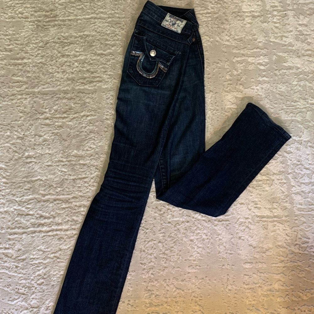True Religion Dark Blue Skinny Jeans